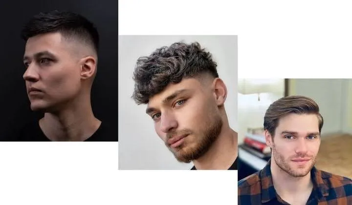 Diamond shaped face Mens each with unique hair cuts - Hair Cut for Mens in Pokhara Nepal