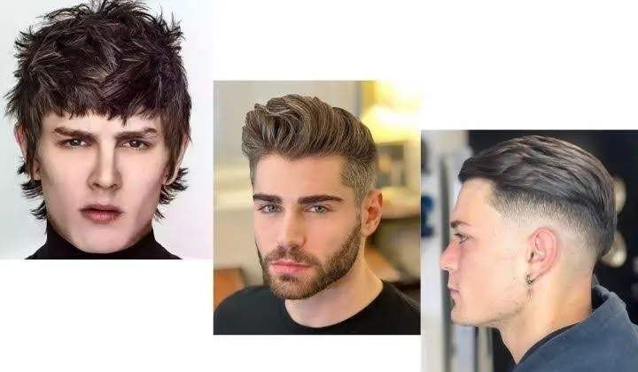Heart shaped face Mens each with unique hair cuts - Hair Cut for Mens in Pokhara Nepal