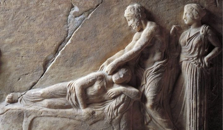 A Stone Art Symbolizing the History of Massage Therapy